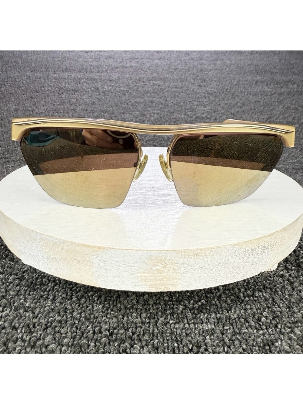VTG Christian Roth Optical Affairs Series ANU Eyeglasses Gold FRAMES ONLY 1980s